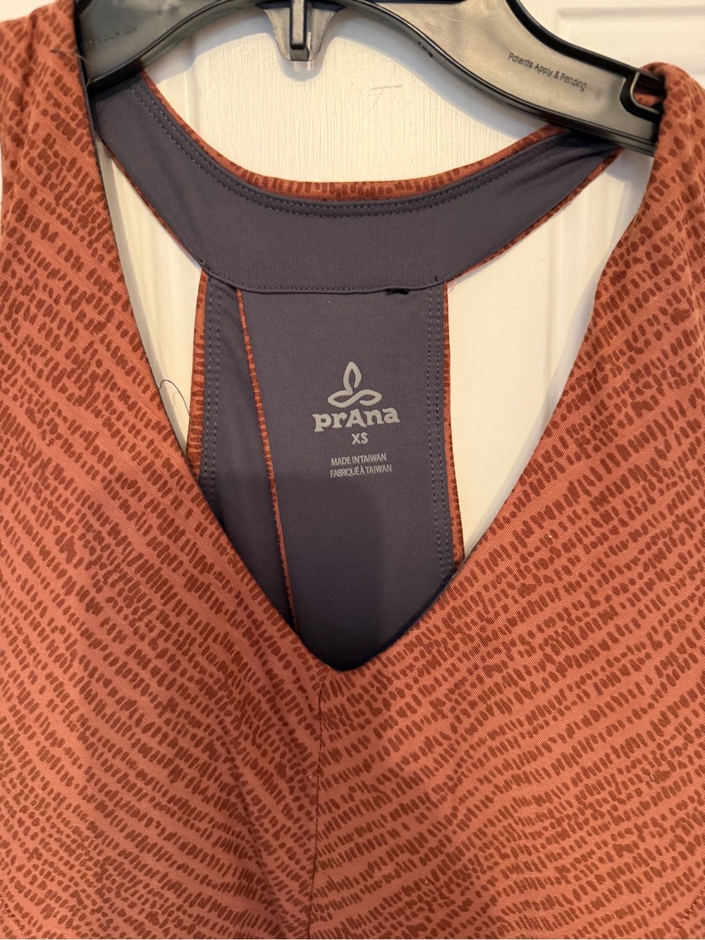 Prana Saxon Dress Sleeveless Handkerchief-Hem Midi Dress in Rust - Picture 3 of 5